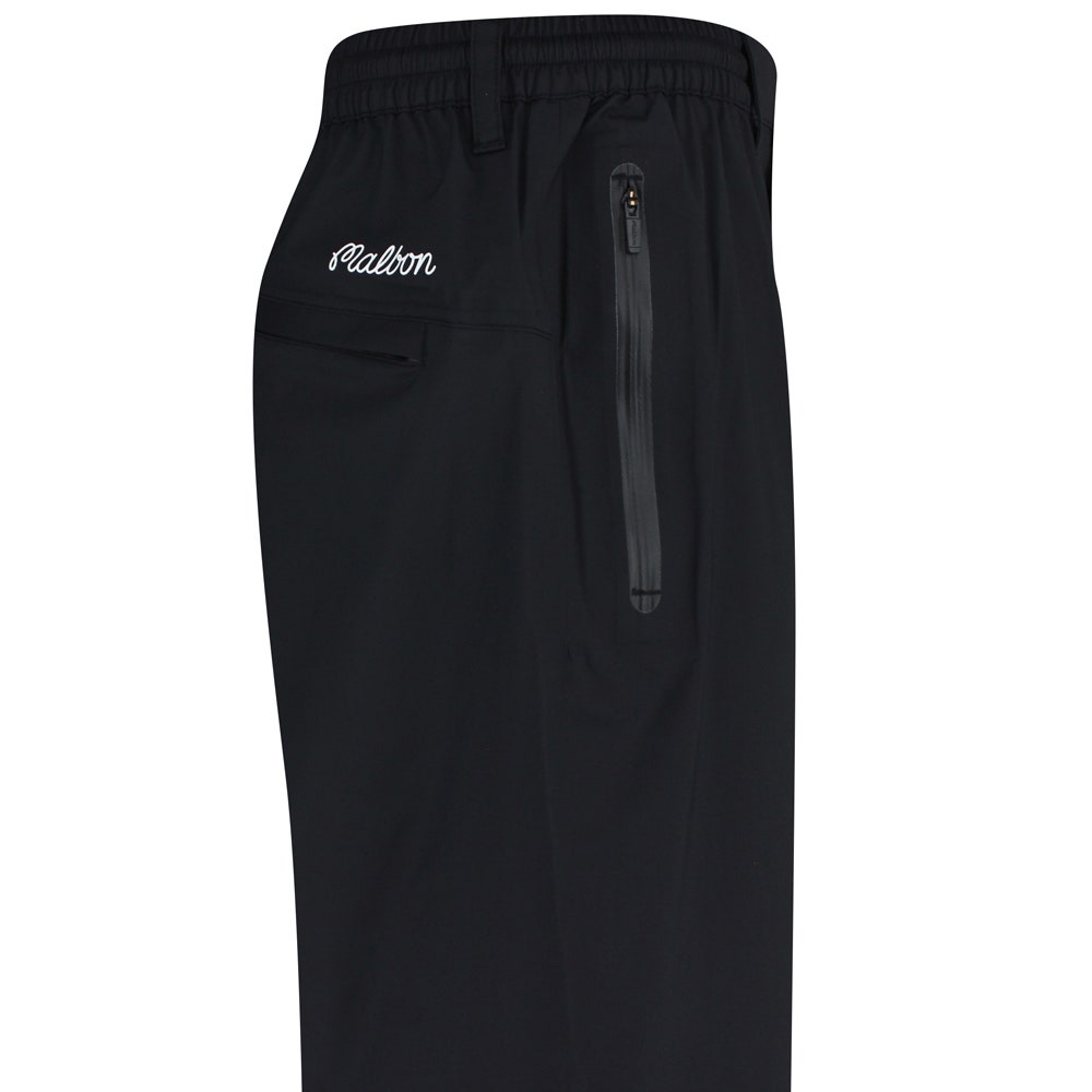 Malbon Waterproof Golf Trousers - Flint Rain Pant - Black FA25