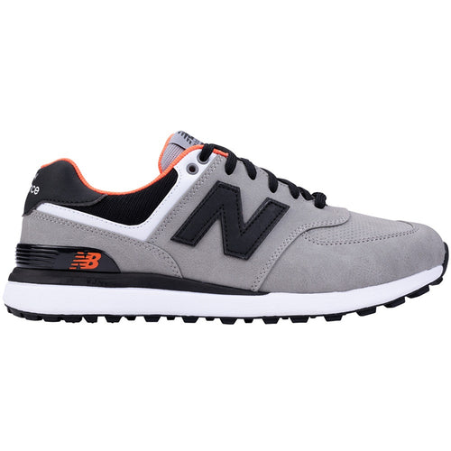 New Balance Golf Shoes - 574 Greens V2 - Grey - Black 2026