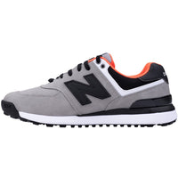 New Balance Golf Shoes - 574 Greens V2 - Grey - Black 2026