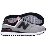 New Balance Golf Shoes - 574 Greens V2 - Grey - Black 2026