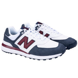 New Balance Golf Shoes - 574 Greens V2 - Navy - Red 2026