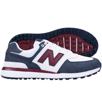 New Balance Golf Shoes - 574 Greens V2 - Navy - Red 2026
