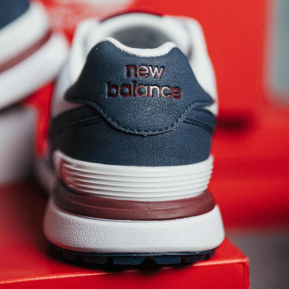New Balance Golf Shoes - 574 Greens V2 - Navy - Red 2026