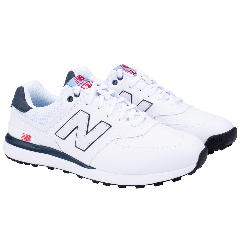 New Balance Golf Shoes - 574 Greens V2 - White 2026
