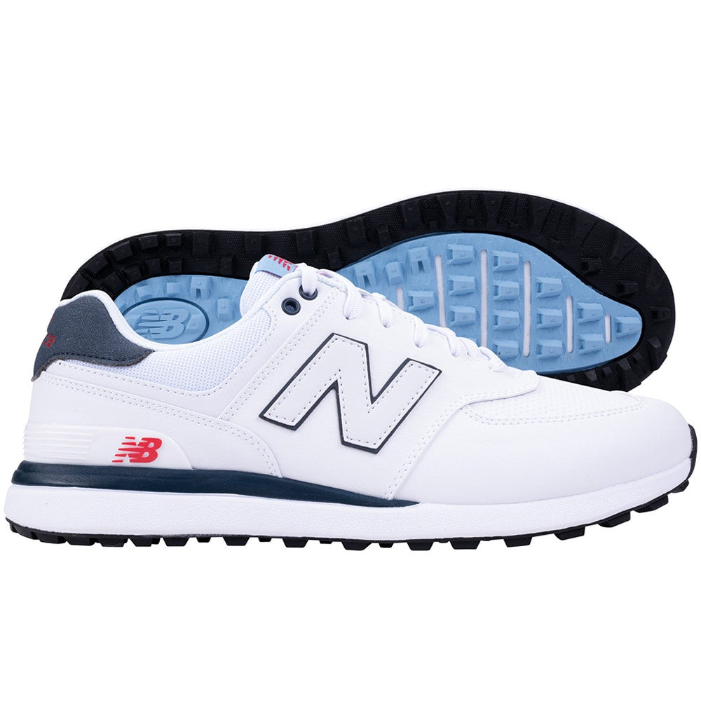 New Balance Golf Shoes - 574 Greens V2 - White 2026