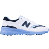 New Balance Golf Shoes - 997 Spiked - Light Blue - Navy 2025