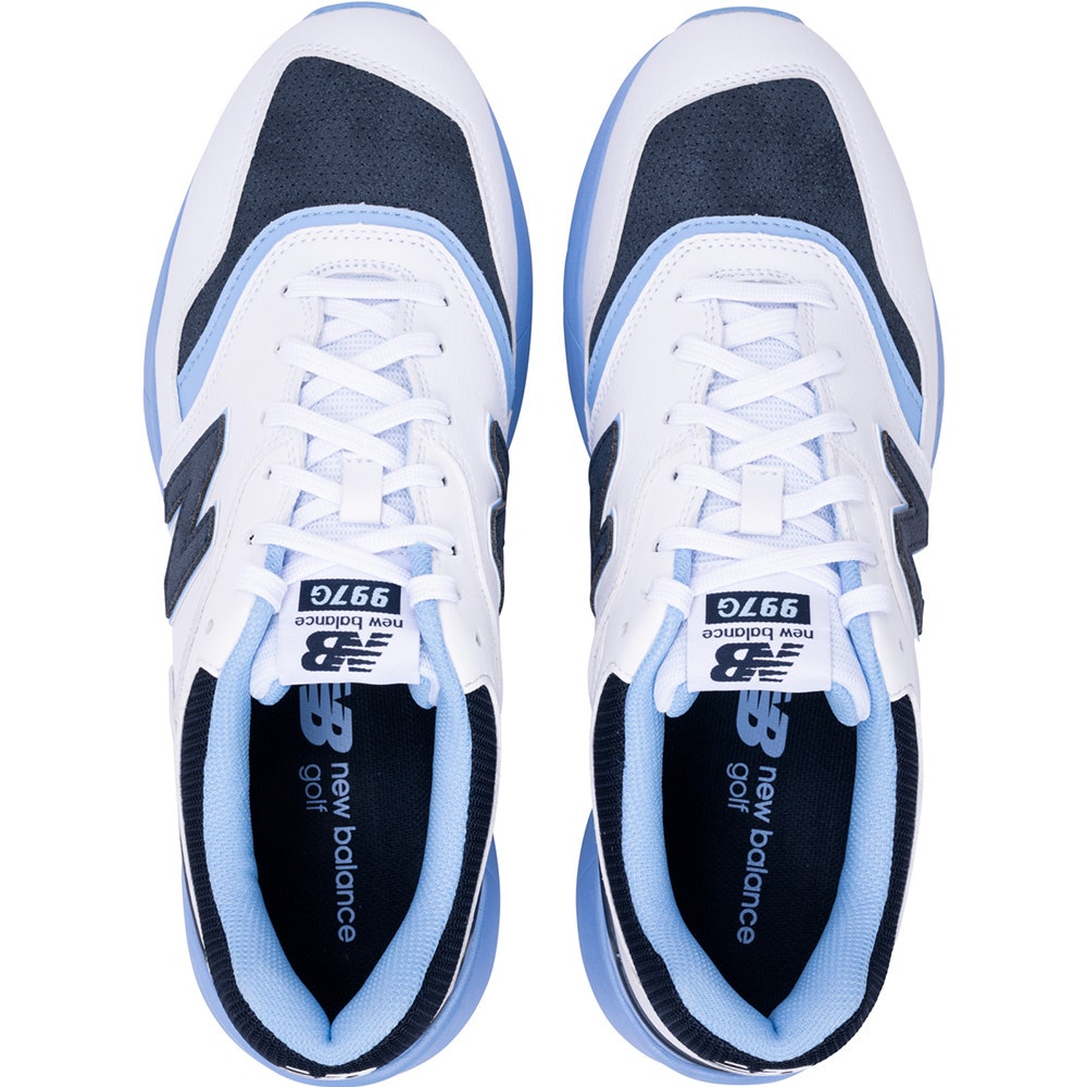 New Balance Golf Shoes - 997 Spiked - Light Blue - Navy 2025