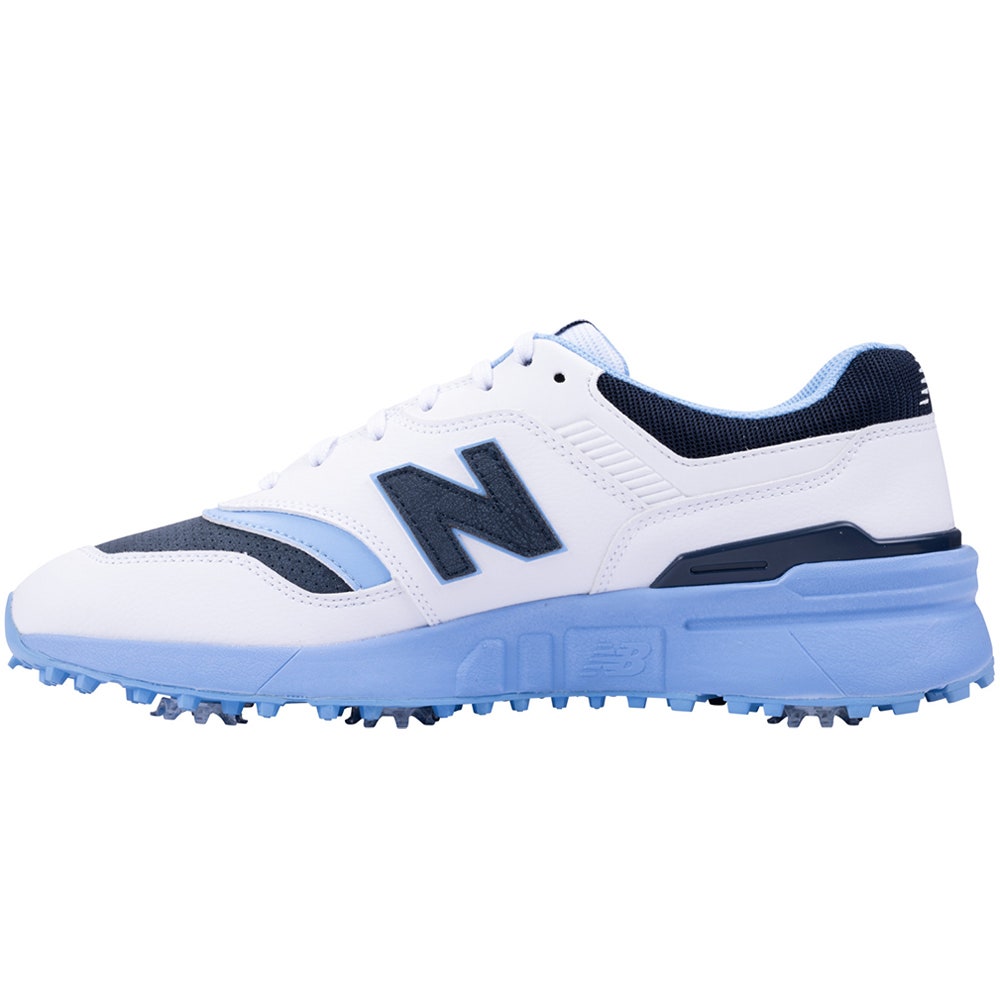 New Balance Golf Shoes - 997 Spiked - Light Blue - Navy 2025