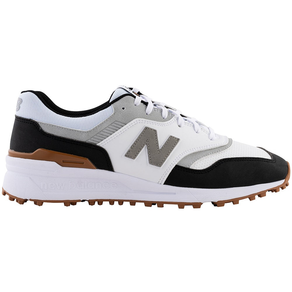 New Balance Golf Shoes - 997 Spiked - White - Black 2026