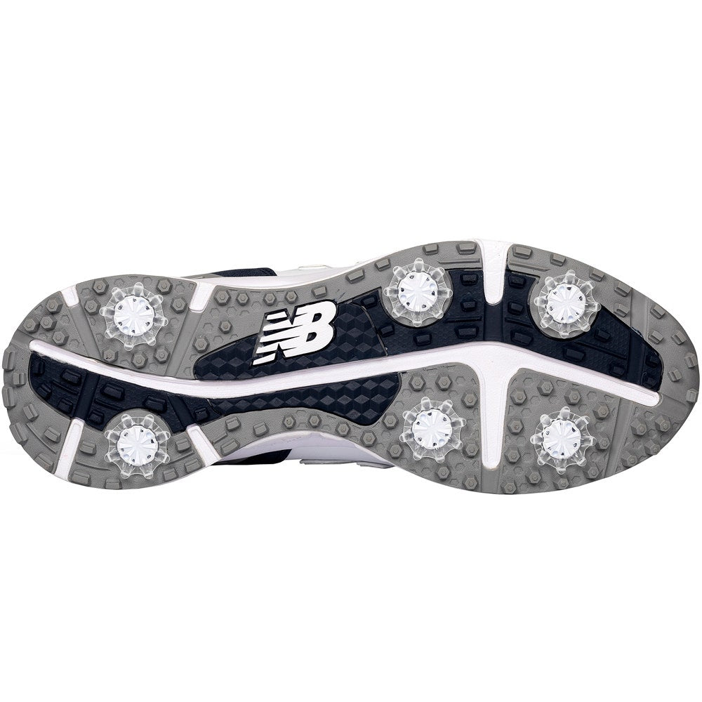 New Balance Golf Shoes - 997 Spiked - White - Navy 2024