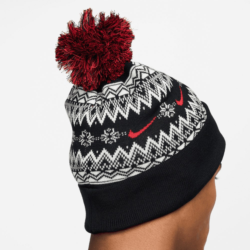 Nike Golf Beanie - NK Fair Isle Bobble - Black 2025