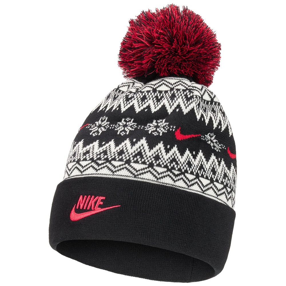 Nike Golf Beanie - NK Fair Isle Bobble - Black 2025