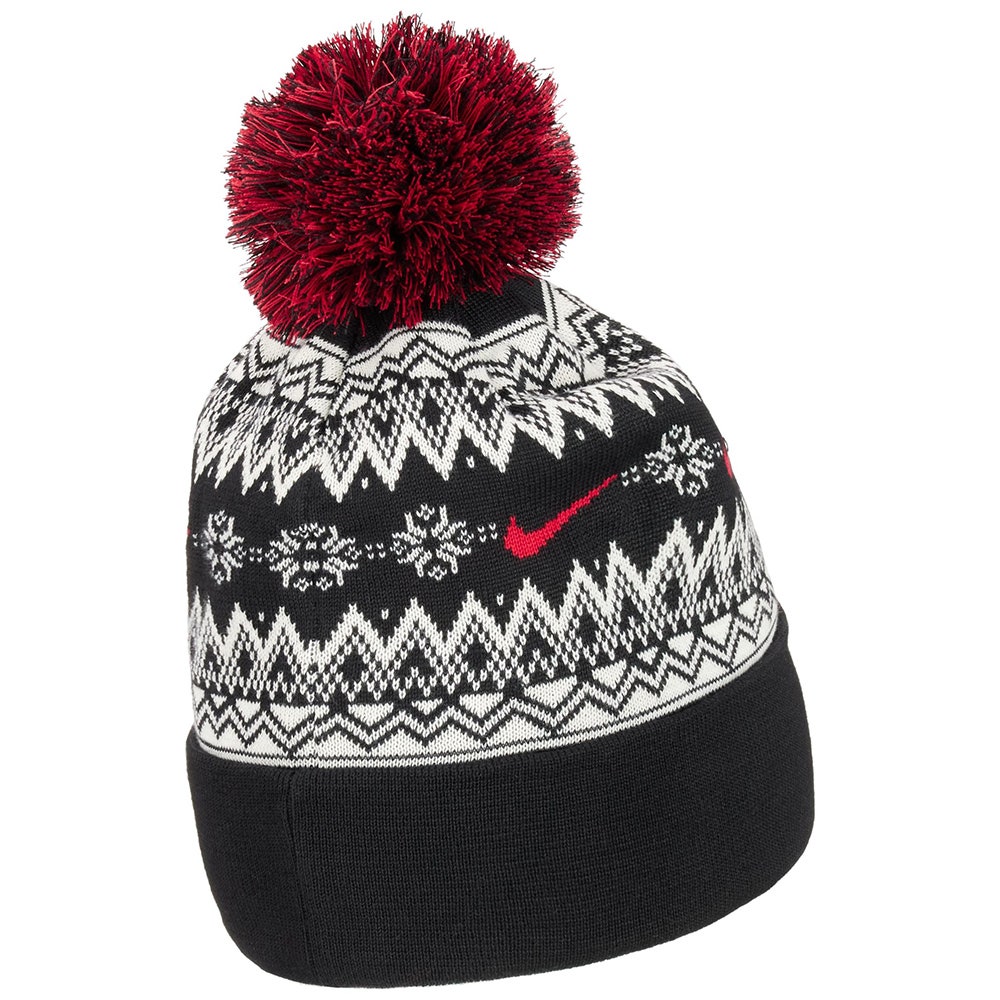 Nike Golf Beanie - NK Fair Isle Bobble - Black 2025