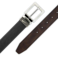 Nike Golf Belt - Reversible Leather Core - Black - Brown 2026
