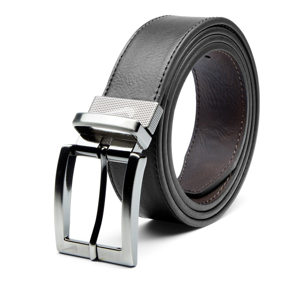Nike Golf Belt - Reversible Leather Core - Black - Brown 2026