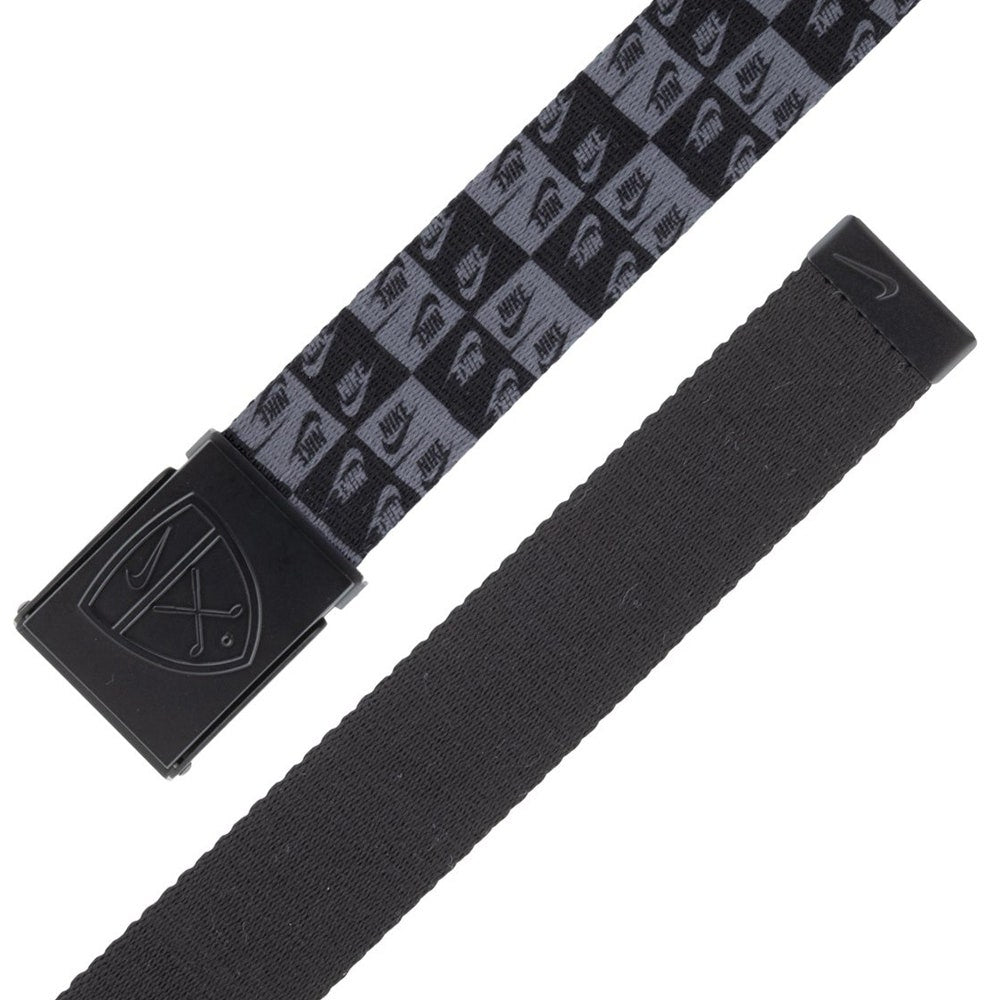 Nike Golf Belt - Shield Reversible Web - Double Stack Black 2026