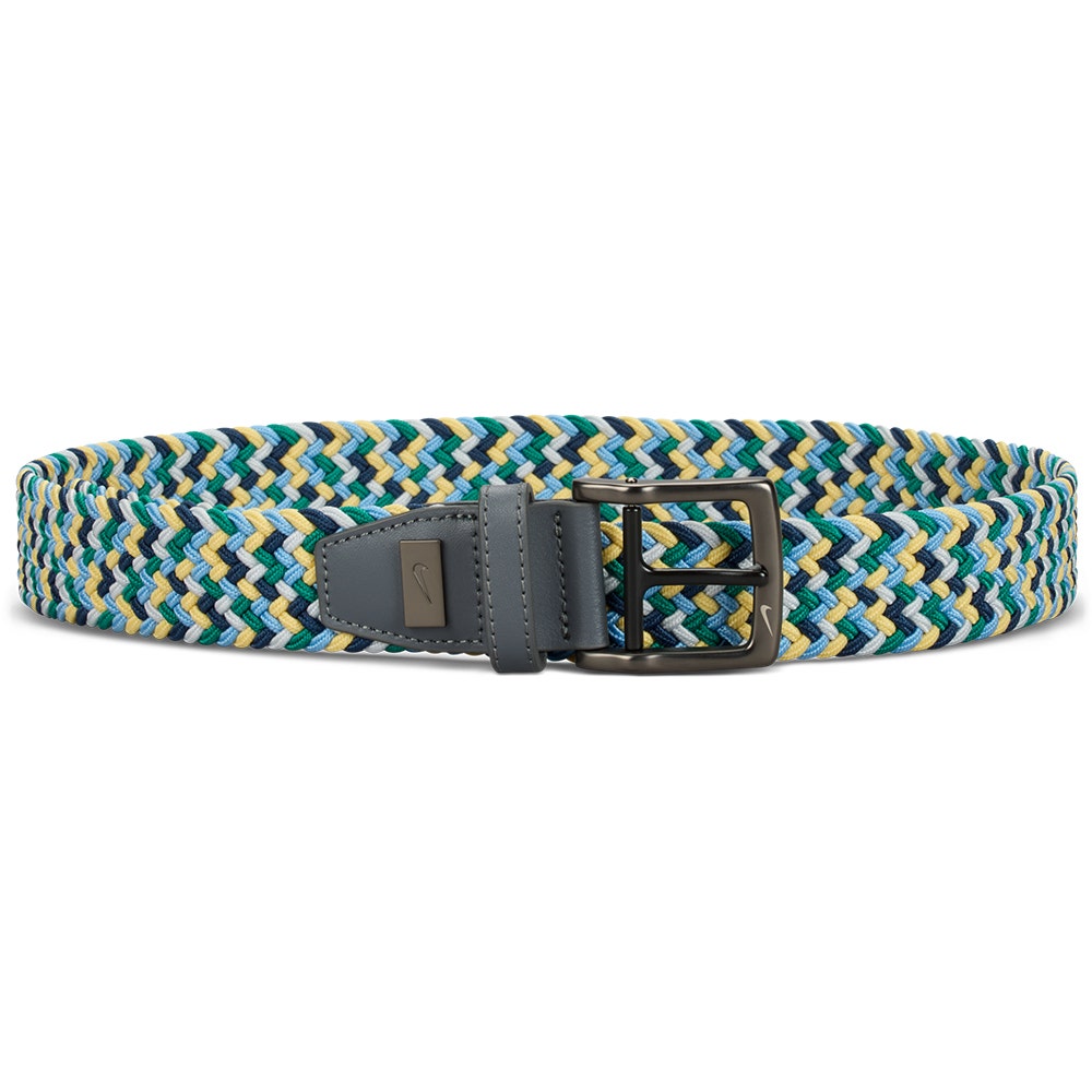 Nike Golf Belt - Tour Stretch Woven - Green Multi 2026