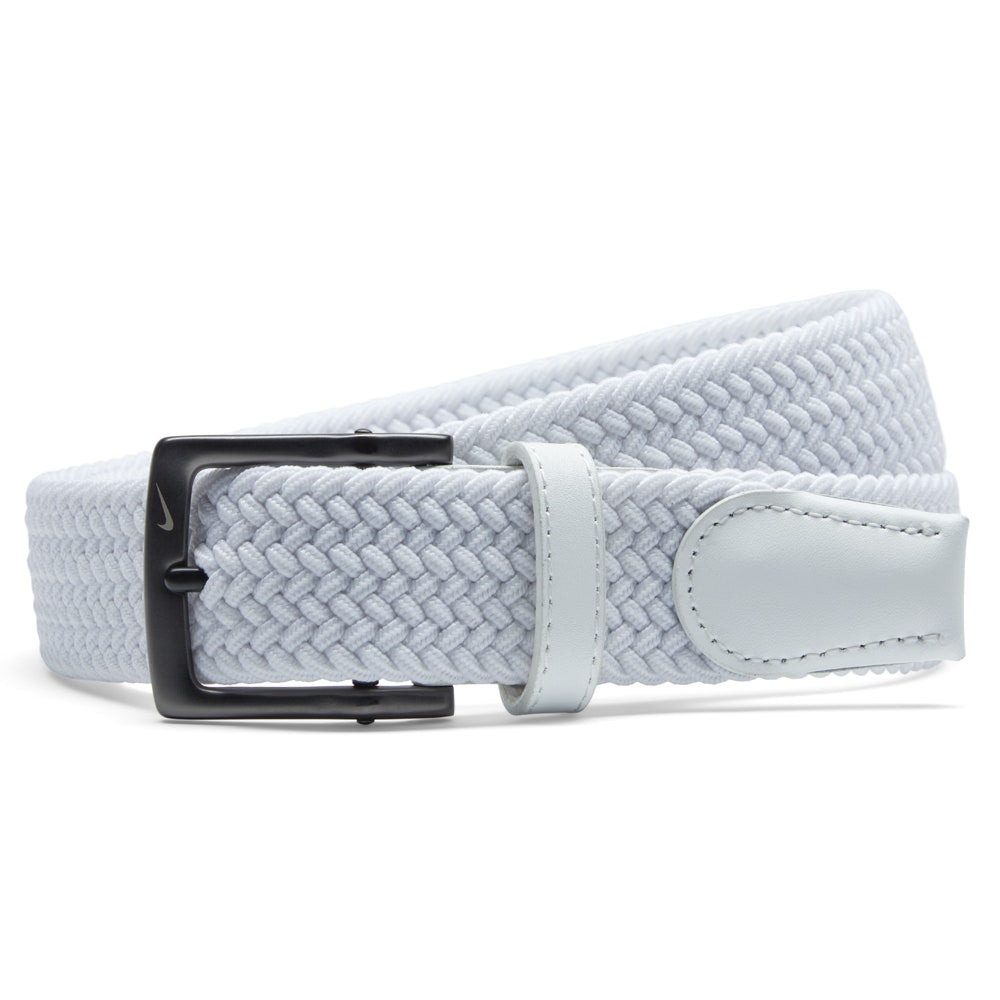Nike Golf Belt - Tour Stretch Woven - White 2026