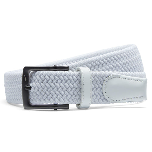 Nike Golf Belt - Tour Stretch Woven - White 2026