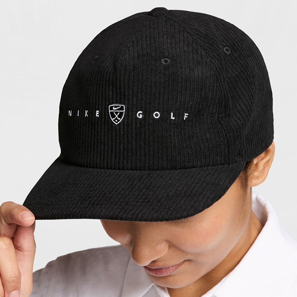 Nike Golf Cap - NK Cord Strapback - Black SP26
