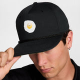 Nike Golf Cap - NK DF Fried Egg Rope Snapback - Black SP26