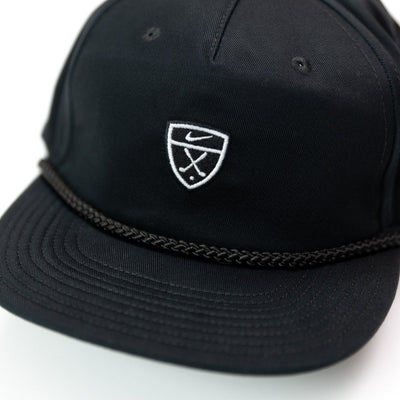 Nike Golf Cap - NK Par 5 Snapback - Black SP26