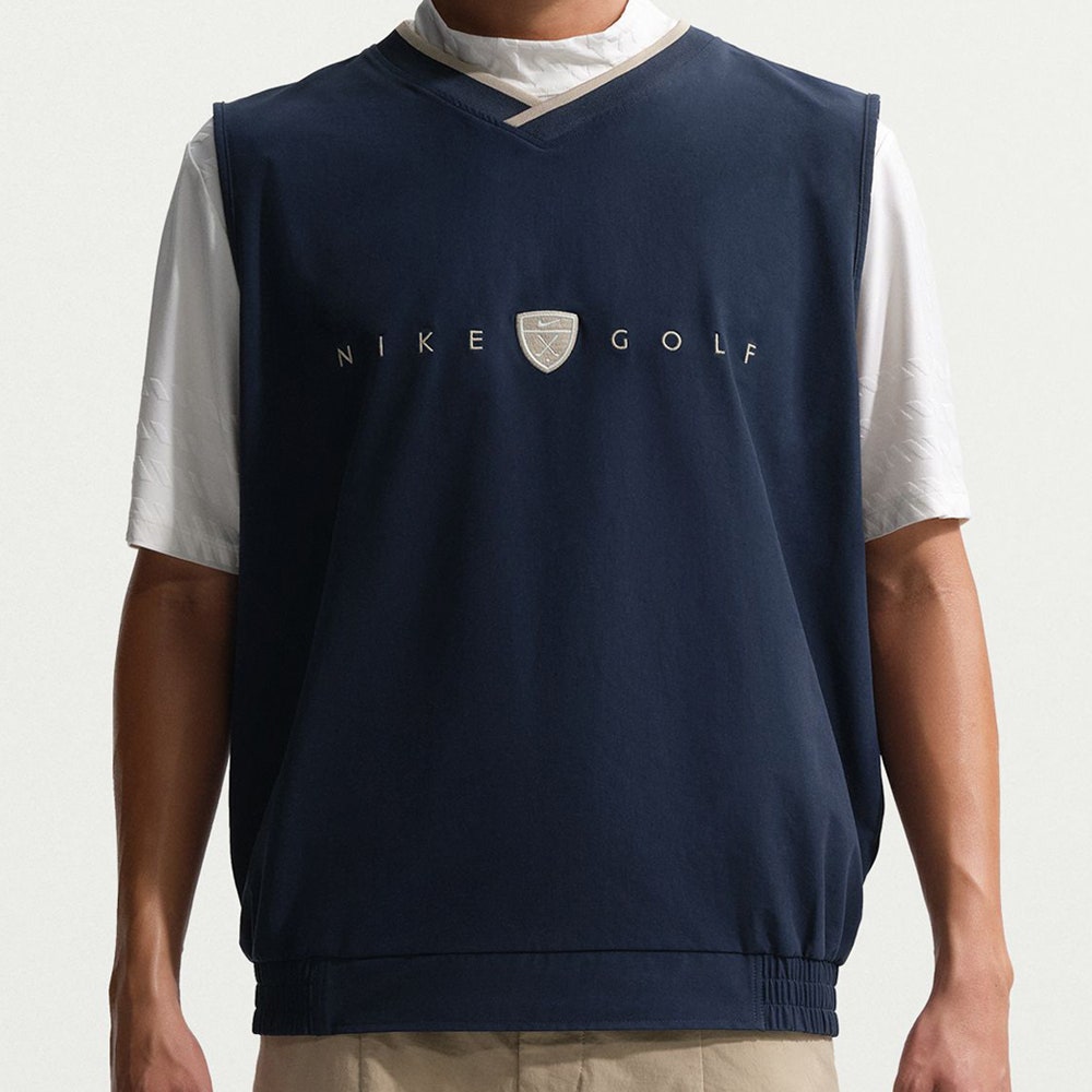 Nike Golf Gilet - NK DF Fairway Fresh Wind Vest - College Navy SU26