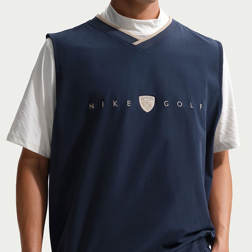 Nike Golf Gilet - NK DF Fairway Fresh Wind Vest - College Navy SU26