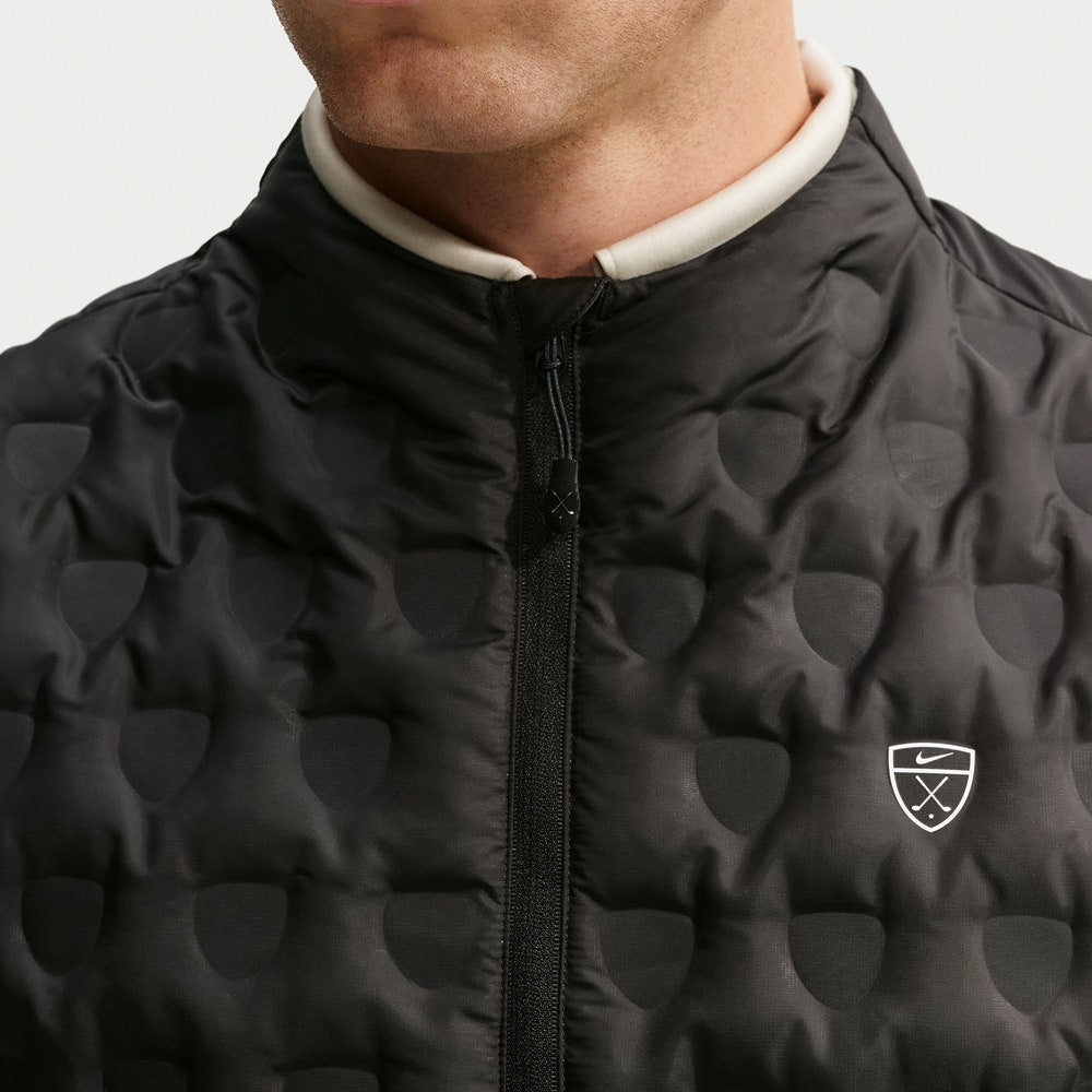 Nike Golf Gilet - NK Therma-Fit ADV Repel FZ Vest - Black FA26