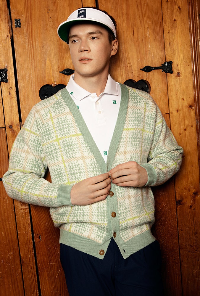 Nike Golf - Green Tartan Cardigan - Masters NRG 2026