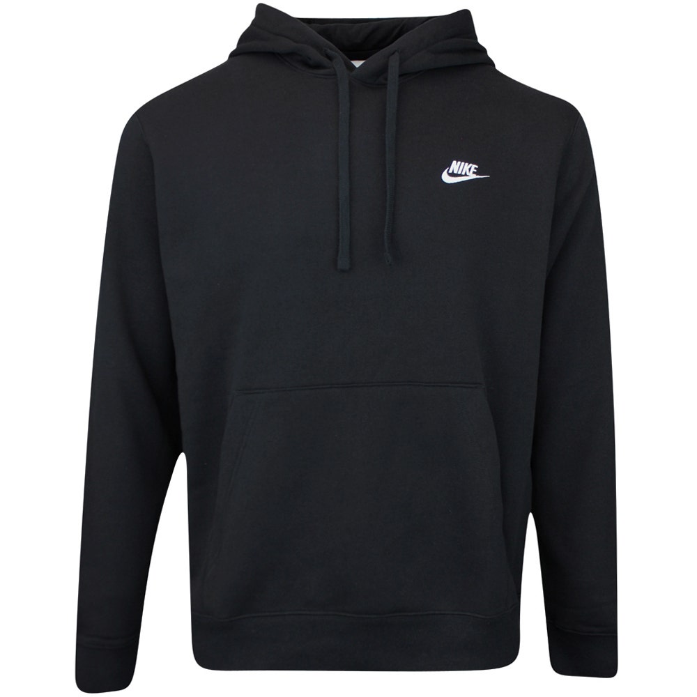 Nike Golf Hoodie - NSW Club Fleece Pullover - Black SP25