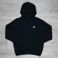 Nike Golf Hoodie - NSW Club Fleece Pullover - Black SP25