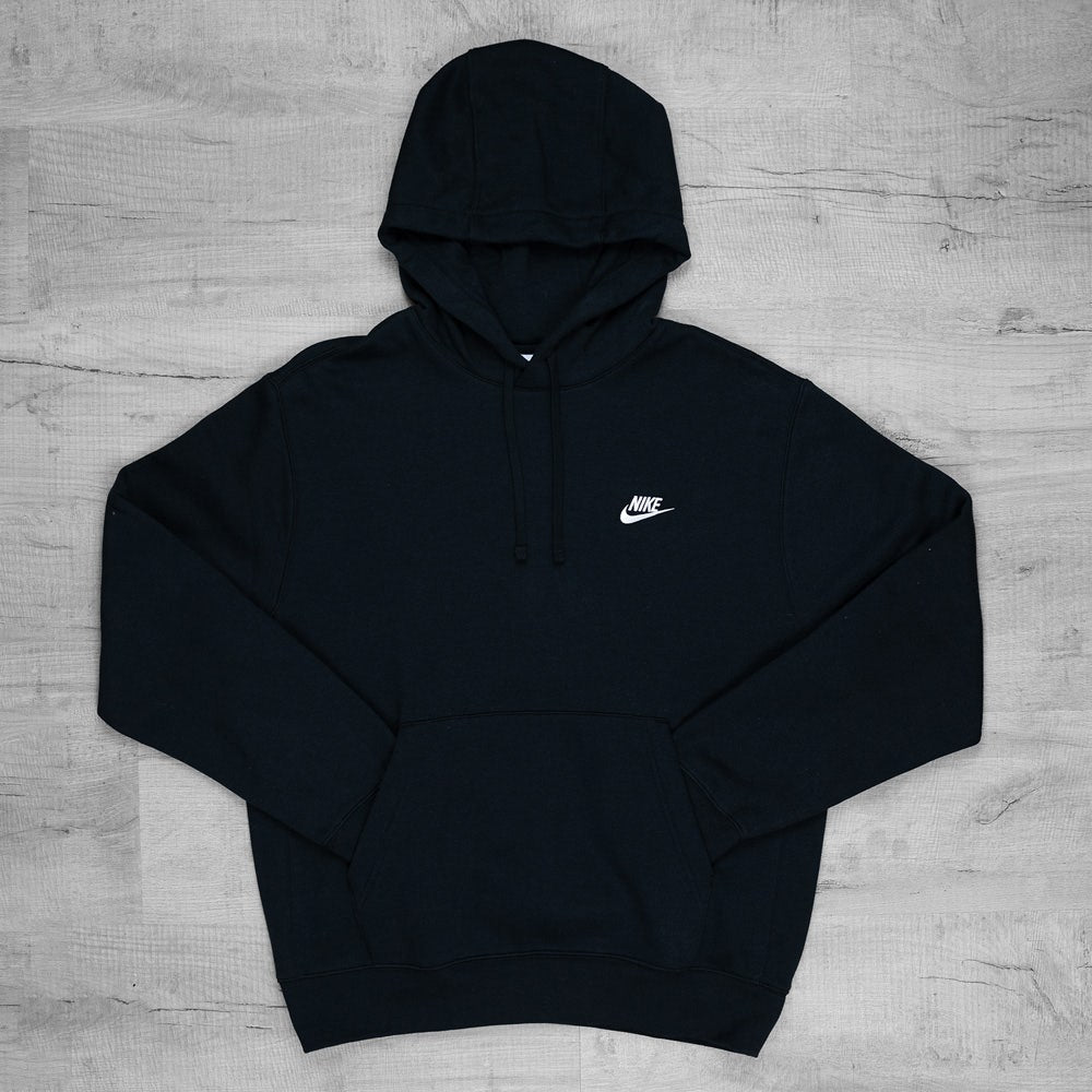 Nike Golf Hoodie - NSW Club Fleece Pullover - Black SP25