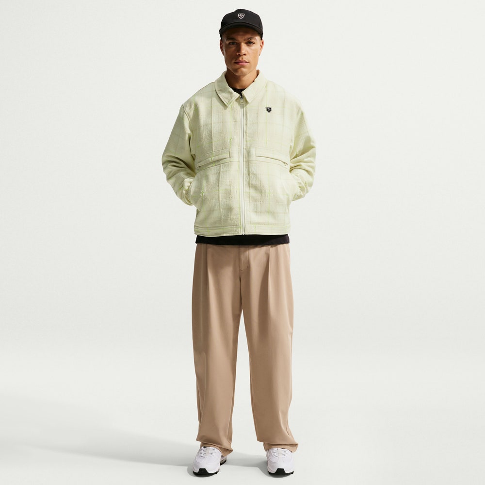 Nike Golf Jacket - NK Tartan Loose Fit Shacket - Sail SP26