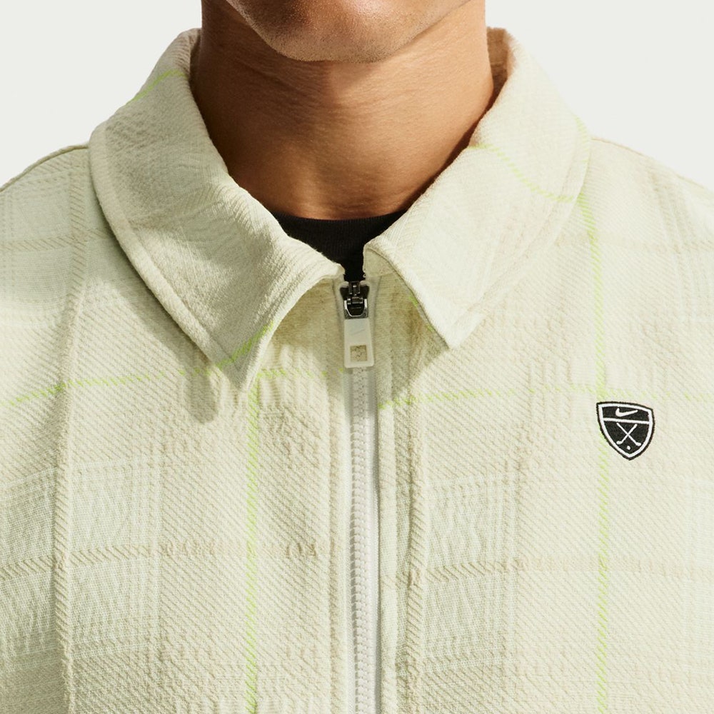 Nike Golf Jacket - NK Tartan Loose Fit Shacket - Sail SP26
