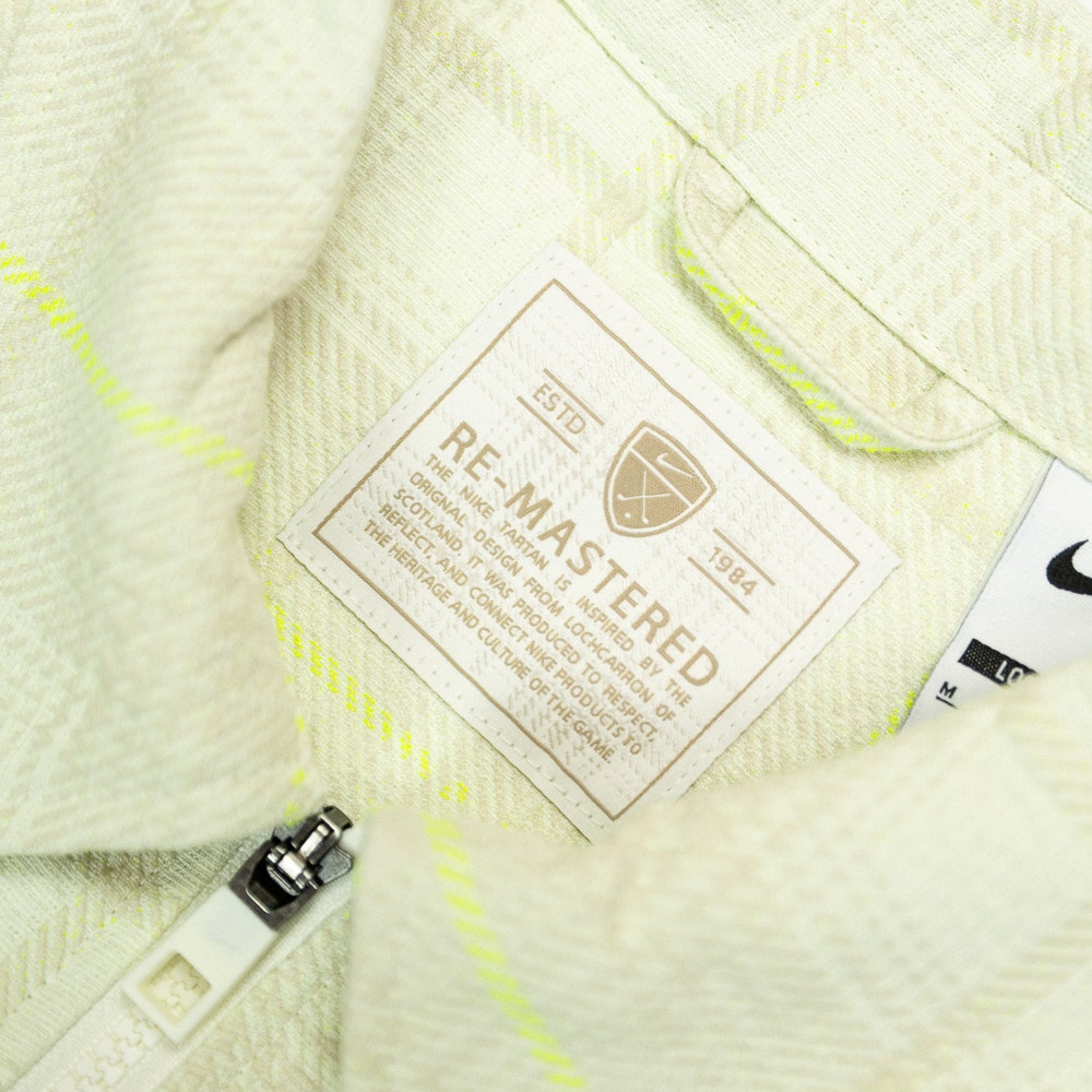 Nike Golf Jacket - NK Tartan Loose Fit Shacket - Sail SP26