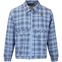 Nike Golf Jacket - NK Tartan Loose Fit Shacket - Work Blue SU26