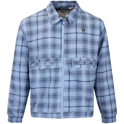 Nike Golf Jacket - NK Tartan Loose Fit Shacket - Work Blue SU26