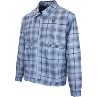 Nike Golf Jacket - NK Tartan Loose Fit Shacket - Work Blue SU26