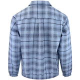 Nike Golf Jacket - NK Tartan Loose Fit Shacket - Work Blue SU26