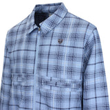 Nike Golf Jacket - NK Tartan Loose Fit Shacket - Work Blue SU26