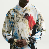 Nike Golf Jumper - Heavyweight Knit Crew Neck - Seve Print NRG SU26