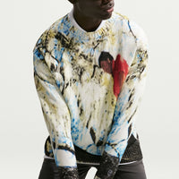 Nike Golf Jumper - Heavyweight Knit Crew Neck - Seve Print NRG SU26