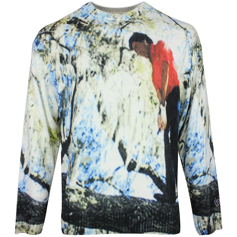 Nike Golf Jumper - Heavyweight Knit Crew Neck - Seve Print NRG SU26
