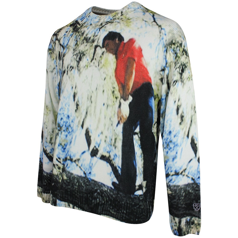 Nike Golf Jumper - Heavyweight Knit Crew Neck - Seve Print NRG SU26
