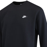 Nike Golf Jumper - NK Club Brushback Crew Neck - Black SP26