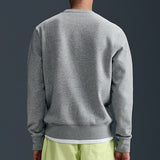Nike Golf Jumper - NK Club Brushback Crew Neck - Dk Grey Heather SP26