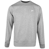 Nike Golf Jumper - NK Club Brushback Crew Neck - Dk Grey Heather SP26