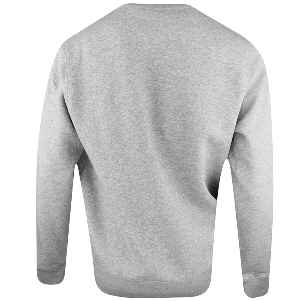 Nike Golf Jumper - NK Club Brushback Crew Neck - Dk Grey Heather SP26