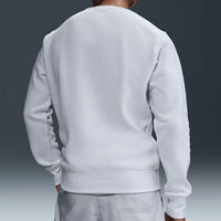 Nike Golf Jumper - NK Club Brushback Crew Neck - White SP26